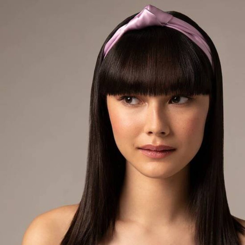Love & Lore Silk Headband in Lavender